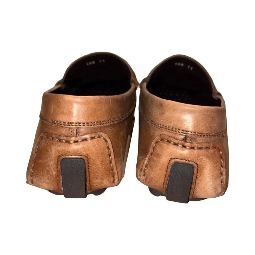 To Boot New York Adam Derrick Brown Leather Penny Loafers   Size: 11